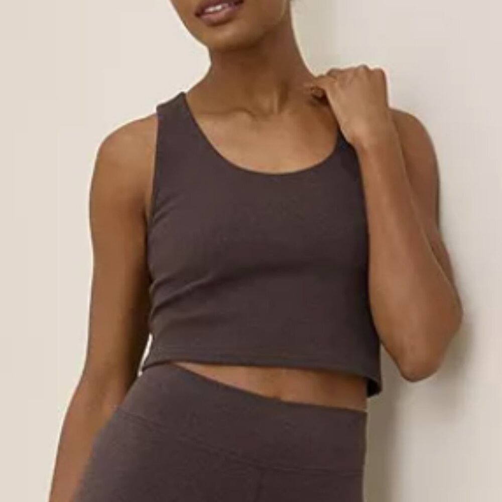 Women's On the Go-To Crop Tank Made With Organic Cotton